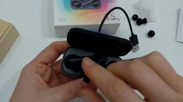 QCY T5 BLUETOOTH KULAKLIK SİYAH RENK (A101) смотреть онлайн
