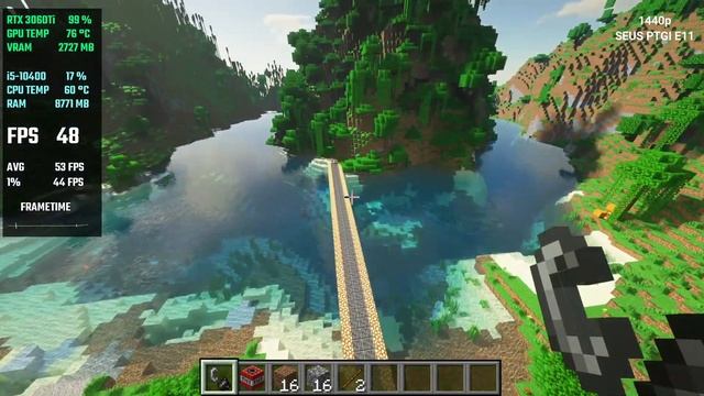 RTX 3060 Ti | Minecraft Java & Bedrock | 9 Shaders | RTX/DLSS | 1080p, 1440p, 4K | I5 10400 | 1.19