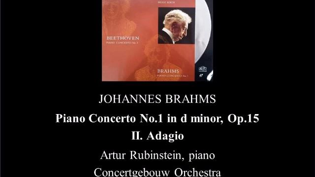 Rubinstein - Brahms Piano Concerto No1. [2nd movement] смотреть онлайн