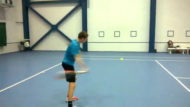 Теннис. Тренировка со стенкой. смотреть онлайн