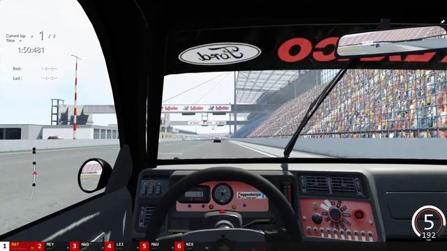 Ford Sierra RS500 DTM + Eurospeedway Lausitz GP on Assetto Corsa T500rs смотреть онлайн