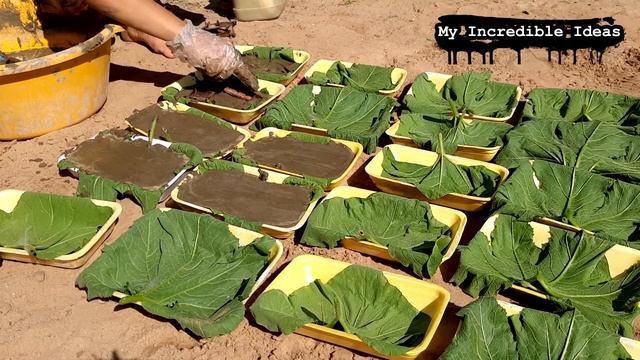 Оригинальная САДОВАЯ ДОРОЖКА из пищевых ЛОТКОВ смотреть онлайн