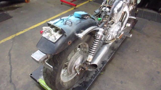 THE MOTORCYCLE GUYS SALVAGE - 1990 SUZUKI INTRUDER VS750 BIKE WALKAROUND 100637 смотреть онлайн