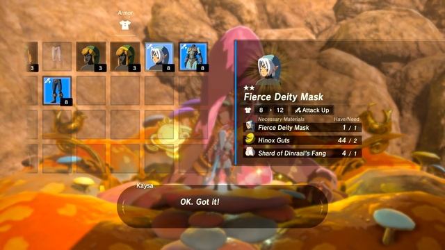 Zelda: BOTW (Link Fully Upgrades His Fierce Deity Outfit) смотреть онлайн