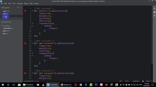 Multiple Slider by Owl carousel in a single page of website - very easy way - 2020 смотреть онлайн