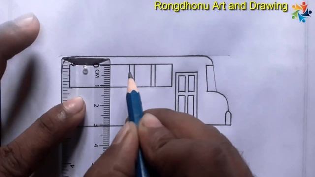 How to Draw a School Bus | Easy Pencil Drawing Tutorial смотреть онлайн