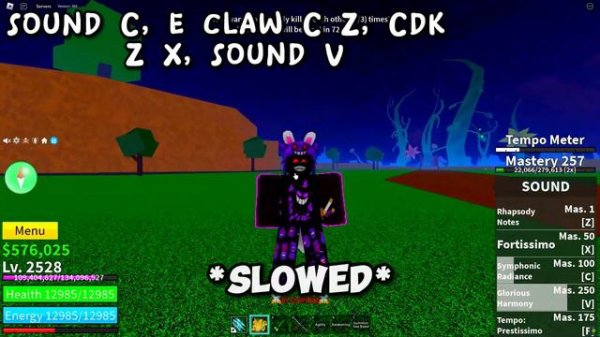 The Best Sound Combo in Blox Fruits