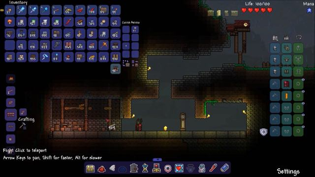 Terraria- How to make a Underground Home!! смотреть онлайн