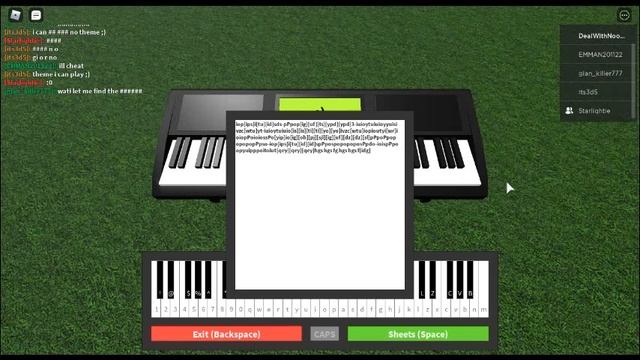 CROSSING FIELD | ROBLOX PIANO SHEET смотреть онлайн