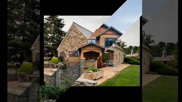 Красивые дома из дерева и камня# Beautiful houses made of wood and stone смотреть онлайн
