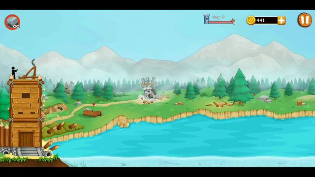 The Catapult Ragdoll Gameplay - Defend Your Castle || Day 1 to 5 смотреть онлайн