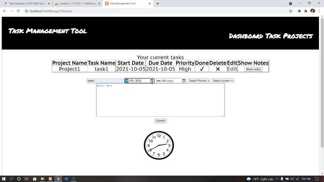 Task List In PHP With Source Code | Source Code & Projects смотреть онлайн