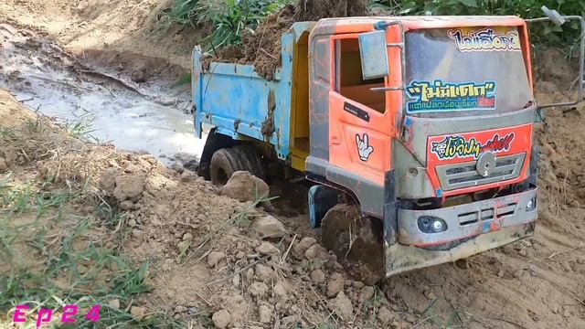 AMAZING RC TRUCK CONSTRUCTIONS ( Ep24) VOLVO CAT KAMAZ HINO MAN MISUBISHI TOP RC TRUCK ACTIONS. смотреть онлайн