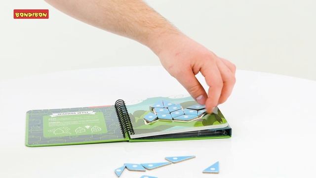 "Головоломка замки и крепости" - компактная развивающая игра в дорогу от BONDIBON смотреть онлайн