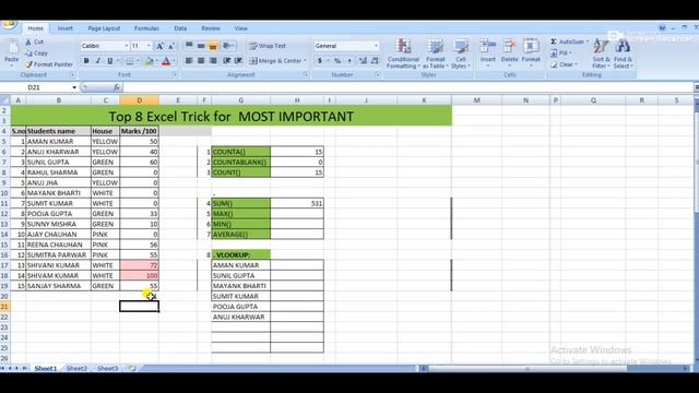 Excel beginner Part 1 most important 8 tricks смотреть онлайн