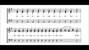 ОБУЧЕНИЕ. Литургия. 1-й Антифон. Благослови душе моя Господа. АЛЬТ.