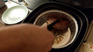 Первый стейк в аэрогриле Philips HD9241