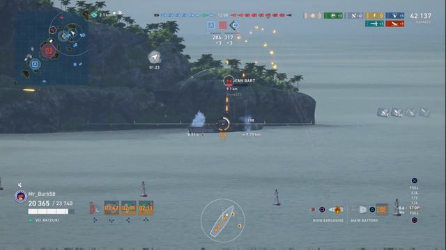 World of Warships Legends - AKIZUKI - Tier 7 - COMMUNITY-RUNDE [deutsch/ gameplay] смотреть онлайн
