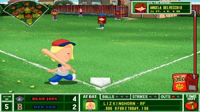 Backyard Baseball (2001) SEASON 1 | GAME 3 | BLUE JAYS VS RED SOX смотреть онлайн