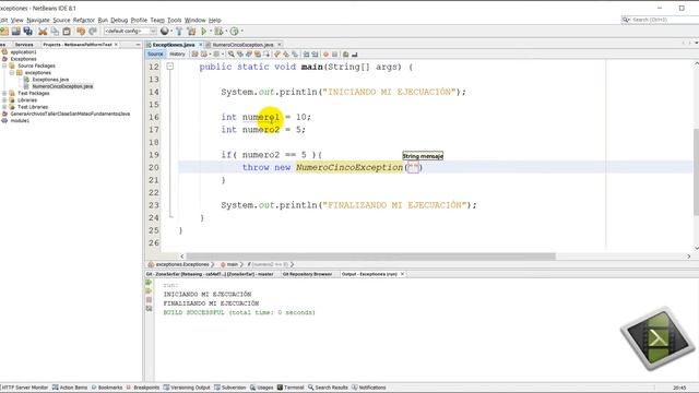 Throw Exceptions - Definición, explicación y ejemplo del manejo de exception en Java Parte 2/2 смотреть онлайн
