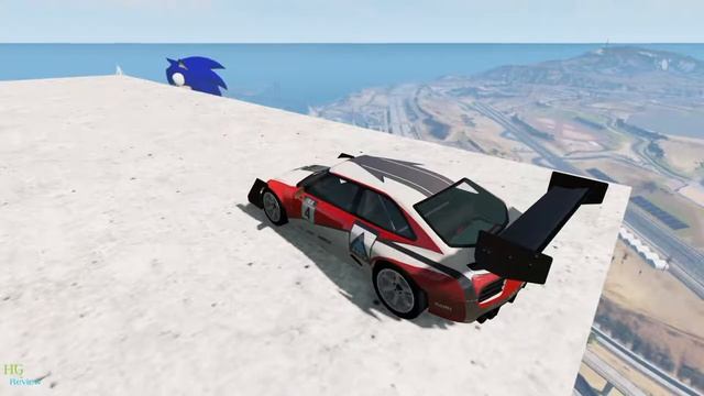 Car Fly Through Sonic - Beamng Drive смотреть онлайн