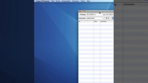 Angry IP Scanner ping utility for webmasters