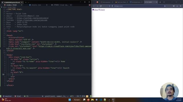 CSS TUTORIAL #28 ICON FONT AWESOME смотреть онлайн