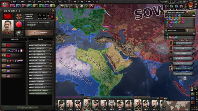 Hearts of Iron 4: Man the Guns - Deutsches Reich # 014 | Gameplay German смотреть онлайн