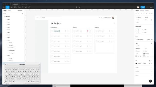 Figma Tutorial To-Do Dashboard UI Design ✅ Source File смотреть онлайн