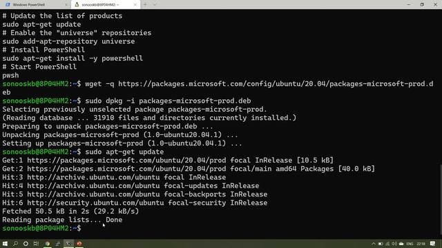 Powershell on Ubuntu 20.04 | Installing PowerShell on Linux смотреть онлайн