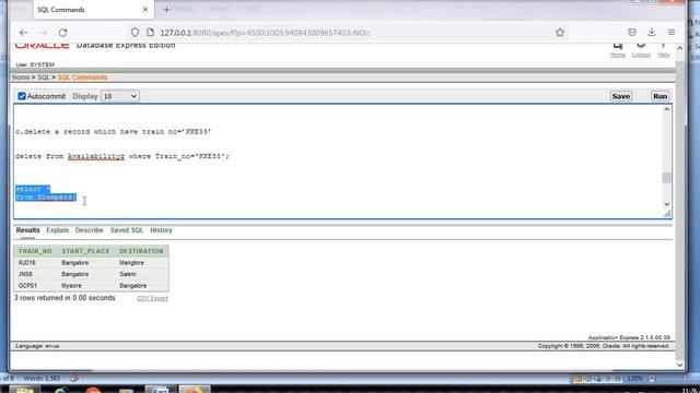 BCA | ORACLE LAB | PROGRAM 7 смотреть онлайн