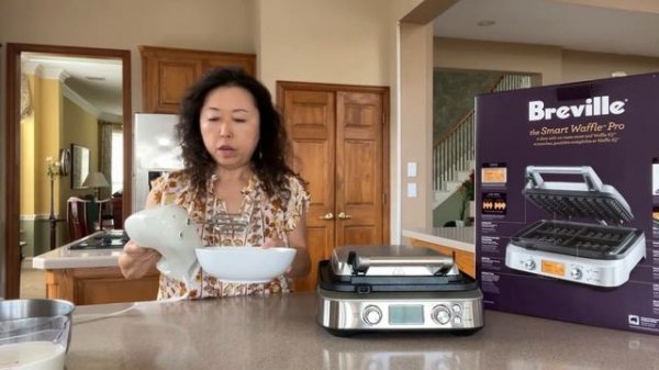 Breville Smart Waffle Pro Unboxing | Making Belgian Waffles
