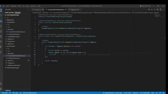 C# ревью. Расширяем код безопасно за счёт паттерна Visitor смотреть онлайн