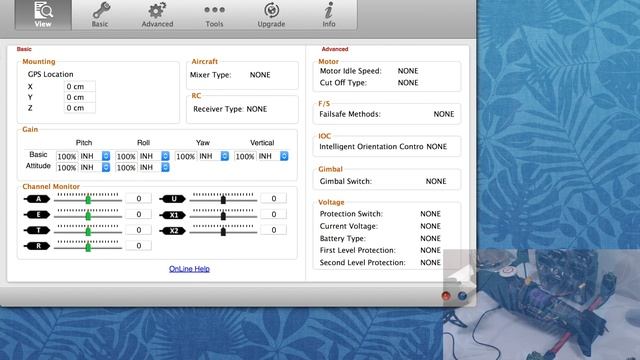 Настройка NAZA-M Lite, подключение пульта к Venture FPV