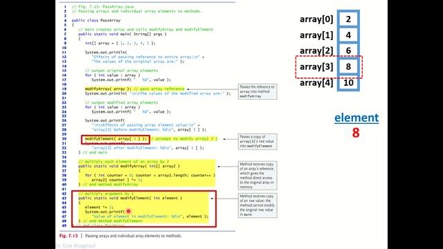 JAVA: Passing arrays to methods - Part2 (In Arabic) смотреть онлайн