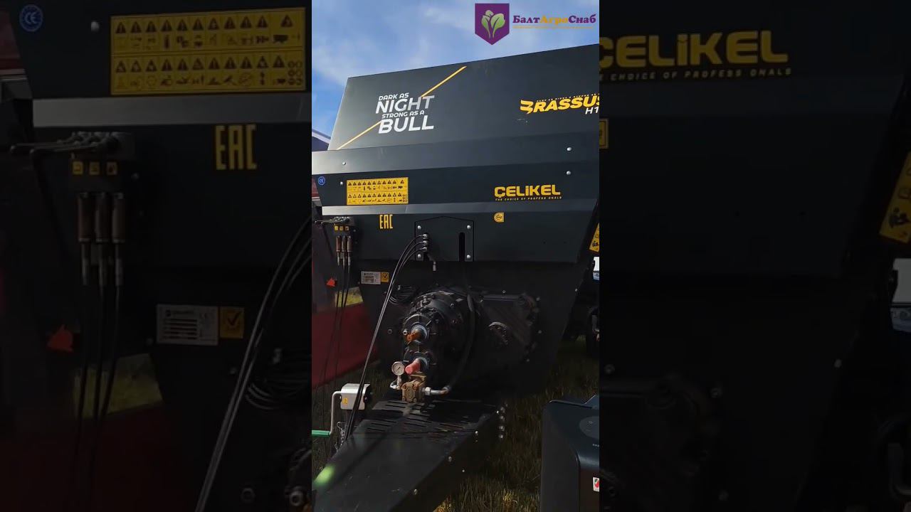 10 кубовый горизонтальный миксер-кормораздатчик #Celikel Brassus H10 #БалтАгроСнаб смотреть онлайн