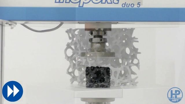 Compression test on 3D-printed plastic foams смотреть онлайн