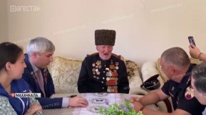 Росгвардейцы навестили ветерана Ибрагим-Пашу Садыкова