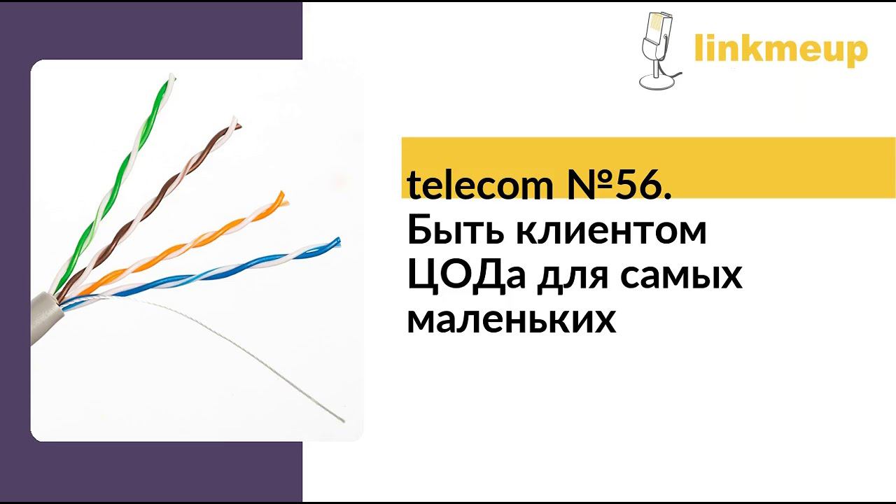 telecom №56. Быть клиентом ЦОДа для самых маленьких смотреть онлайн