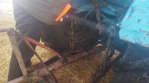 Вилы на навеску трактора т-40 для перевозки рулонов