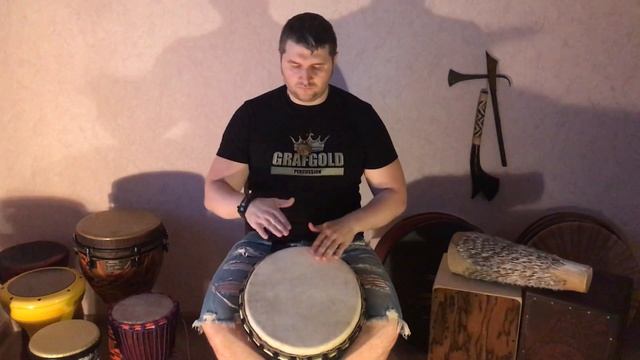 Игра на Djembe Gviney -Африканский барабан джембе (Гвинея ) в наличии нет смотреть онлайн