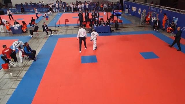 Olga Gribanova (RUS) v Liubov Spyrydonova (UKR) - Female -62Kg Sparring Final смотреть онлайн