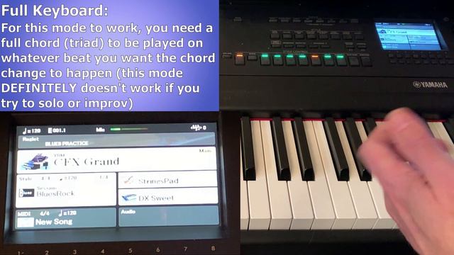 Yamaha DGX-670 Finger Modes смотреть онлайн