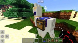 как оседлать ламу! в майнкрафте