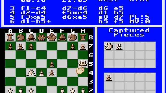 Chessmaster (SNES) - Quickest Checkmate on hardest difficulty смотреть онлайн