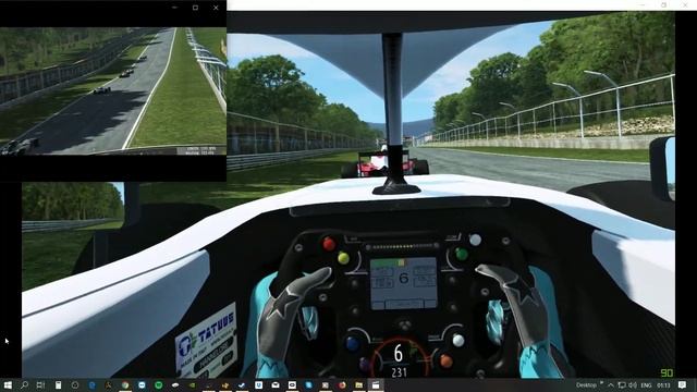 Tatuus F 3 18 @ Essington Park 15min race AI @ 105% смотреть онлайн