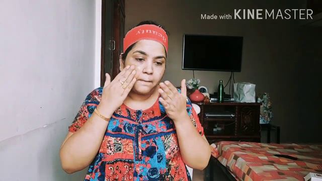 Facial at home with RADIANT GOLD glow facial🥰 смотреть онлайн
