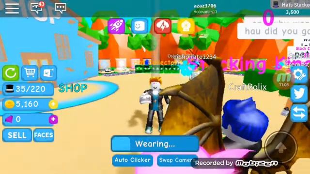 Игра в Roblox симулятор шляпы смотреть онлайн