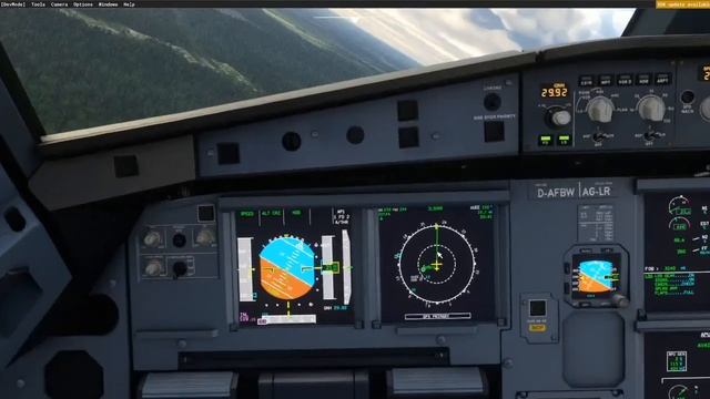 [MSFS] Тренировочные полеты по кругу в режиме HDG с автоматической посадкой? на Airbus A320 FBW!