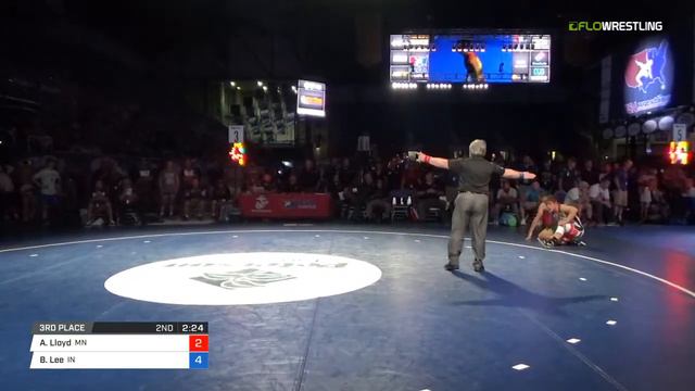 Junior FS 145 3rd Place - Alexander Lloyd (MN) vs. Brayton Lee (IN) смотреть онлайн